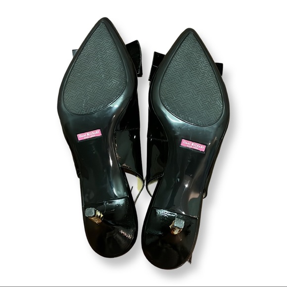 Isaac Mizrahi black patent kitten heel - Picture 4 of 8